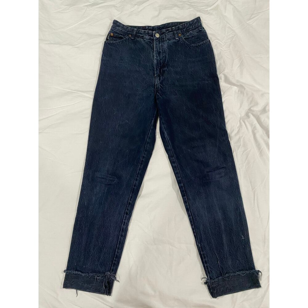Vintage Bongo Black Demin Straight Leg Jeans Juniors Size 13